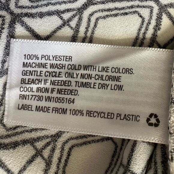 A new day Button Front Tank Dress Striped Belted New Womens Size XL - Picture 10 of 10